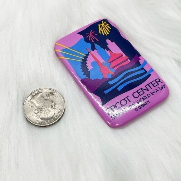 🔮 5/$25 Vintage Disney Epcot Center‎ Around The World In A Day Pin - Picture 2 of 3